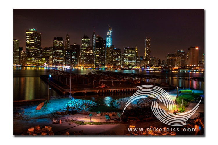 Brooklyn Heights Promenade III - Brooklyn, New York - 6x8 Image on 8x10 Media