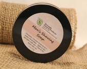 Men's Shaving Soap - The Perfect Shaving Soap for Travel - Handmade with Bentonite Clay & Aloe Vera