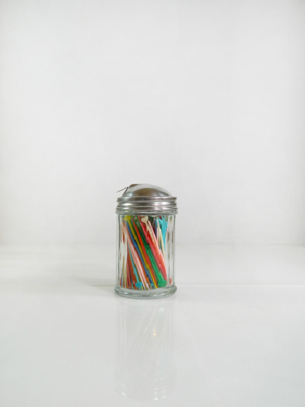 Sugar Shaker Used As A Toothpick Dispenser Plus Vintage Toothpicks