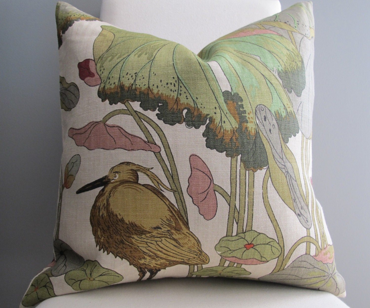 GP & J Baker Nympheus Pillow 20" - Biscuit