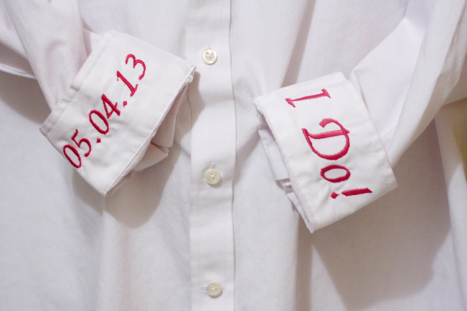Oversized Button Down Personalized Bride and Bridesmaids Shirt