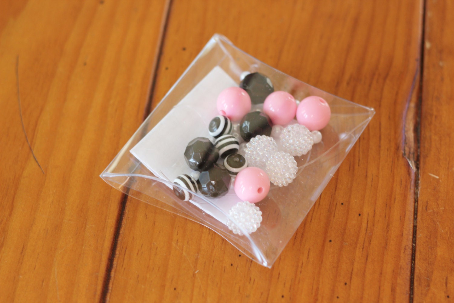 Girls DIY Bracelet Craft Kit - Barbie Vintage Glam Princess - Pink & Black - Birthday Party Favor or Activity