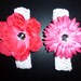 There's No Crying in Baseball Onesie Leg warmers and removable flower clip headband Set Pink Infant Baby Toddler Sizes