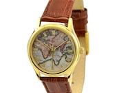 Ladies Vintage Map Watch (Eastern Hemisphere)