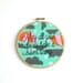 silver linings embroidery hoop wall art