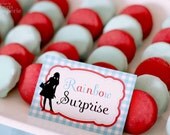 Dorothy Wizard Of Oz Birthday Party - DIY PRINTABLE BLANK Food Label - Instant Download - PS805CA1f Il_170x135