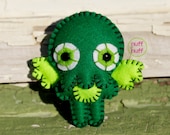 Felt Cthulhu - Pocket Plush Monster