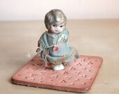 920 Antique Bisque Kewpie Doll - String Jointed Arms - Made in Japan- Original Japanese kimono clothes