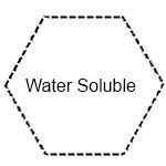 100 1" Water Soluble Hexagon Hexie Papers for EPP