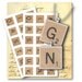 Scrabble Alphabet 1 inch Square - Digital Collage Sheet Download For Magnets Pendants Scrapbooking Supplies Cards Set 199