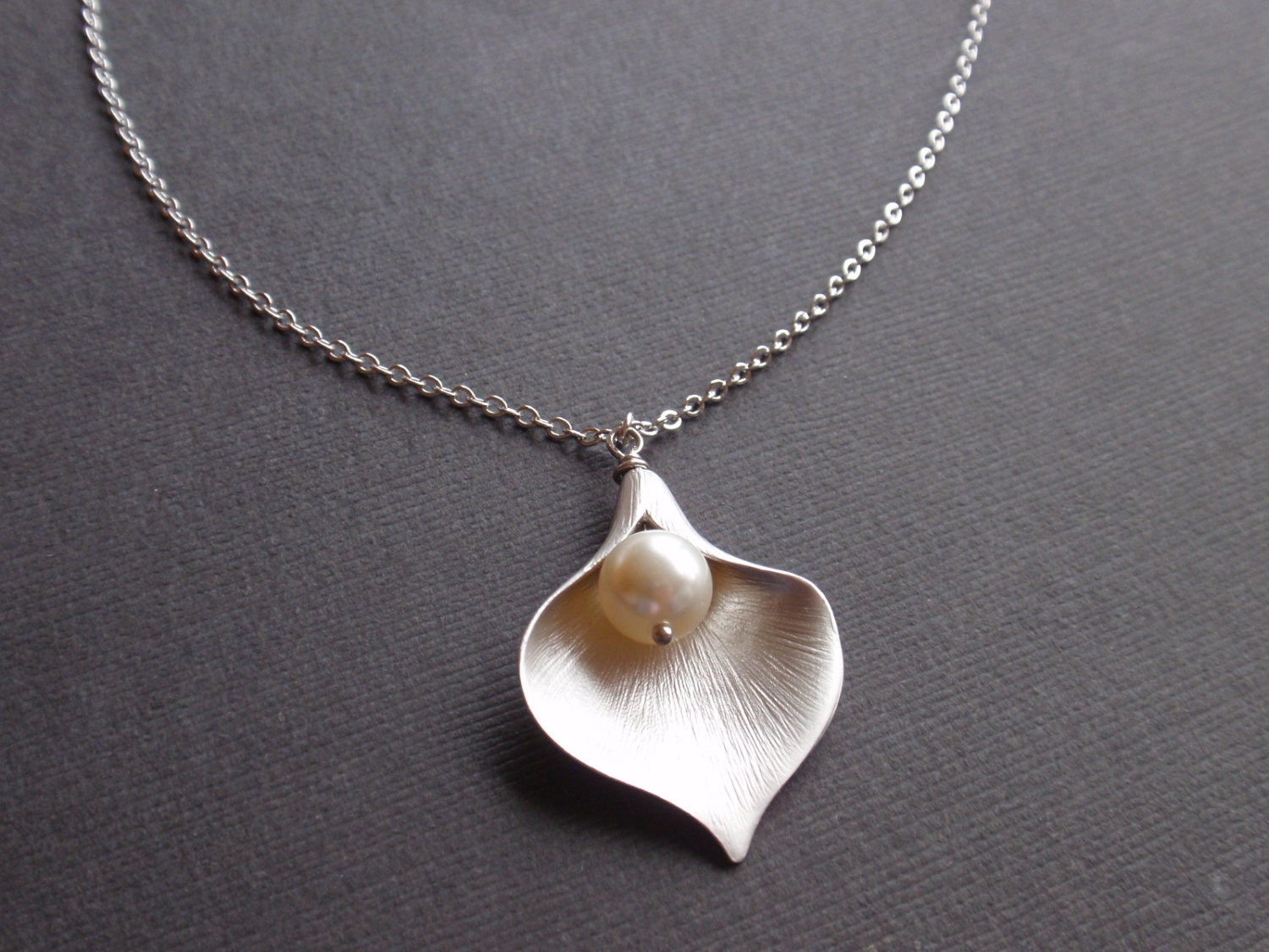 Cara silver Necklace - Bridesmaid,Wife, Girlfriend, Mothers Gift Idea,- wedding necklace
