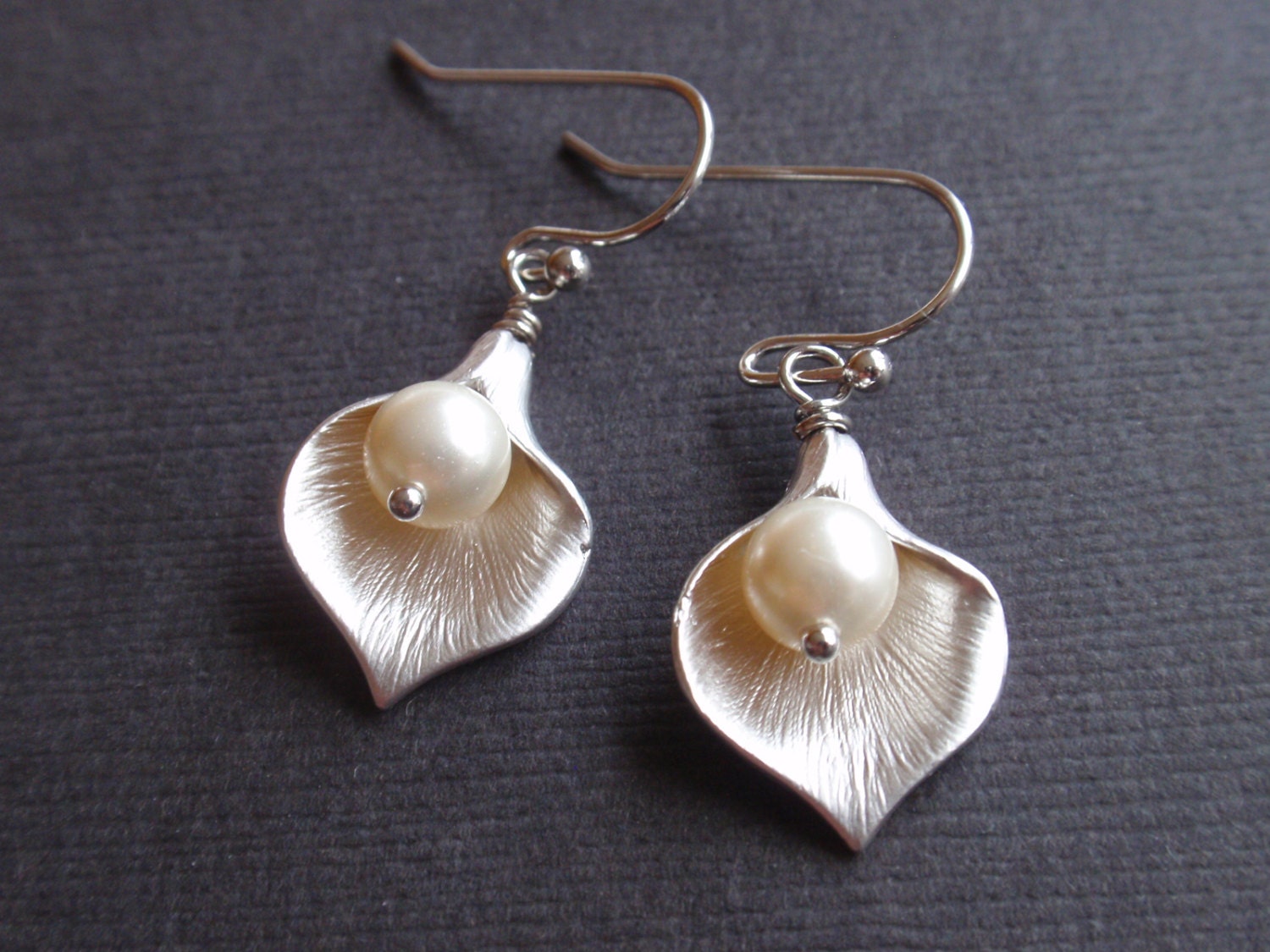 Cara Silver Earrings - bridesmaid gifts,elegant  Wedding jewelry