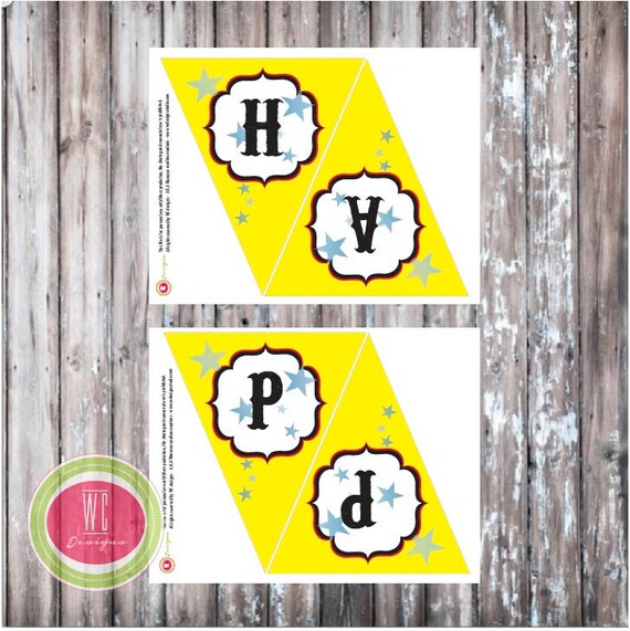 MAGIC SHOW Party Banner - Magic Show Printable Banner - Instant Download - Digital Design by WC Designs Il_570xn