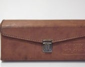 Vintage Leather Cassette Holder