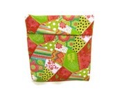 Microwave Potato Bag - Tortilla Warmer- Floral Red and Turquoise-Kitchen Accessory