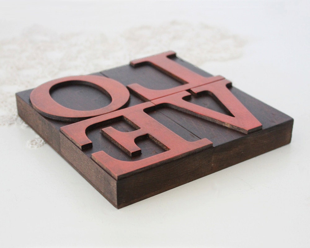 LOVE in Letterpress