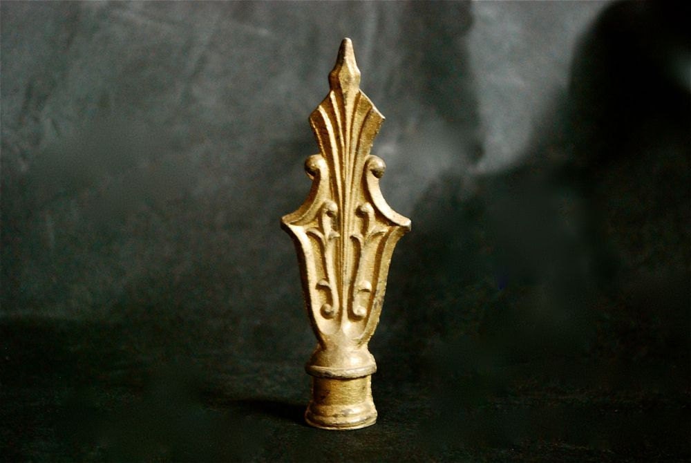 Vintage Lamp Finial Tall and Elegant 1920s Art Deco