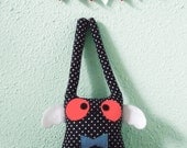 Maurice the pinpin, dark blue plush toy