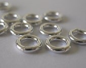 Heavy Ga 6mm Jump Rings Open Sterling Silver 16 Gauge 20 pieces
