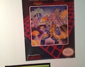 44x32 Giant Megaman 1 NES Cartridge poster Printed on Silk