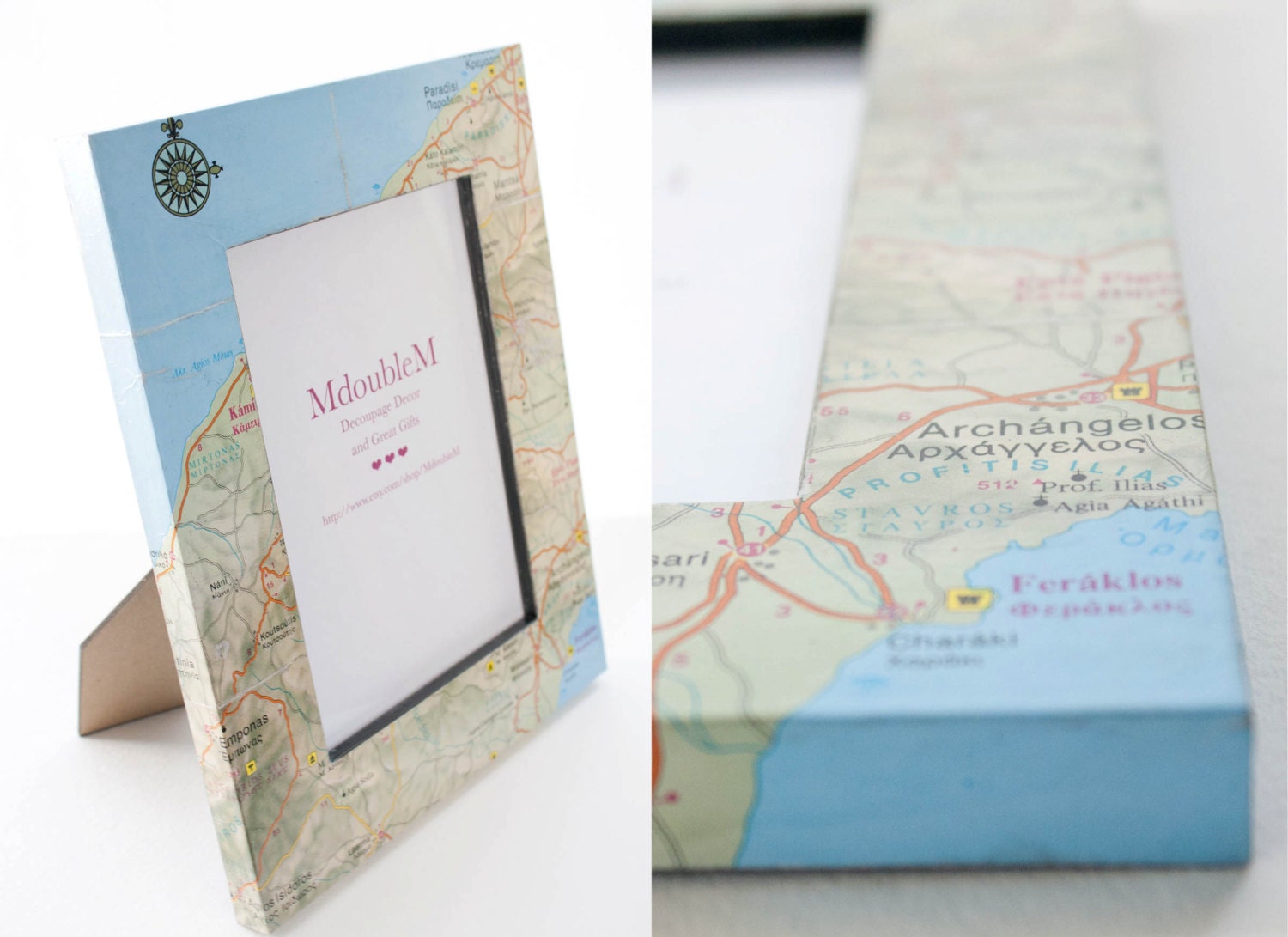 Customized Map Frame - you choose location and size