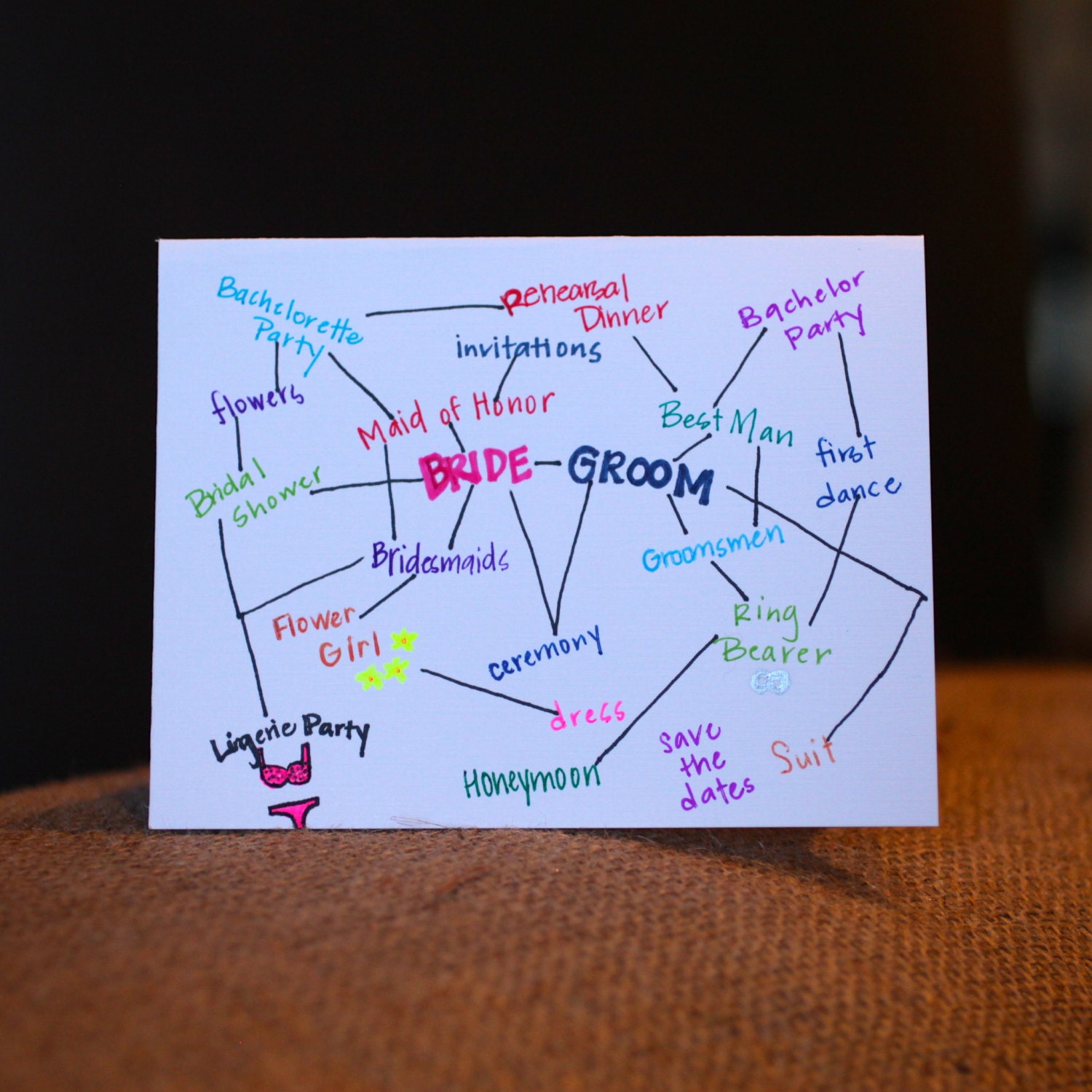 Busy Busy Bride Card