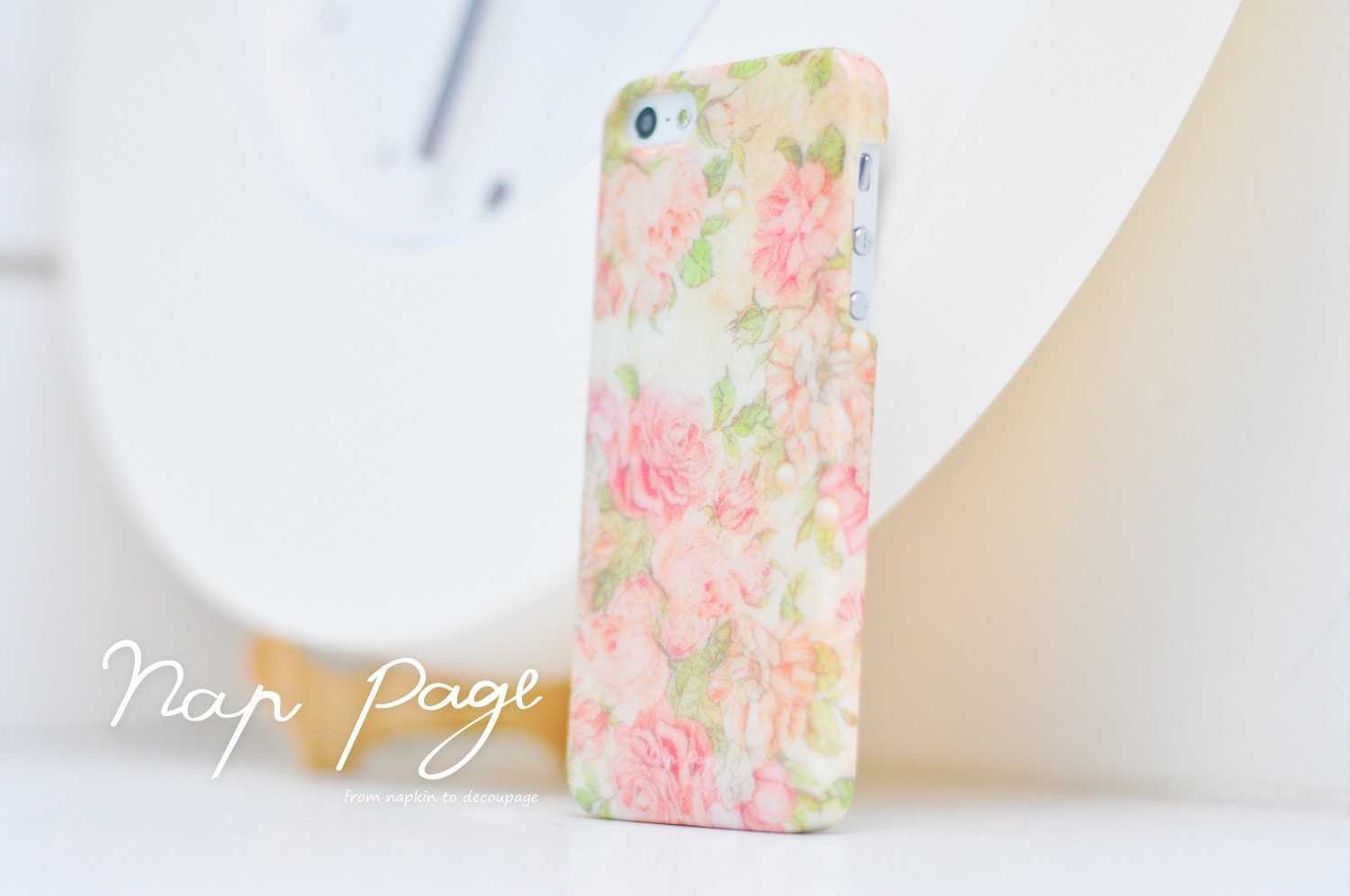 Apple iphone case for iphone iPhone 5 iphone 4 iphone 4s iphone 3Gs : Classic vintage Rose