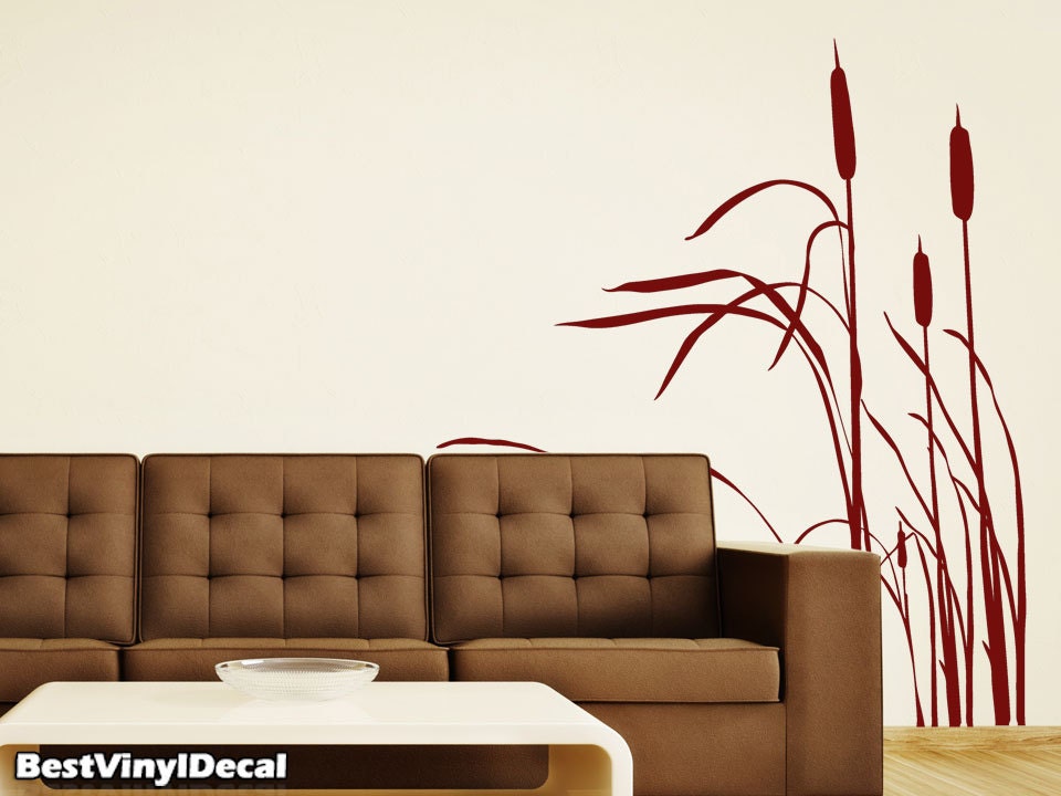 Vinyl Wall Decal Nature Design Wall Decals Wall stickers Nursery wall decal wall art- Water grass z024