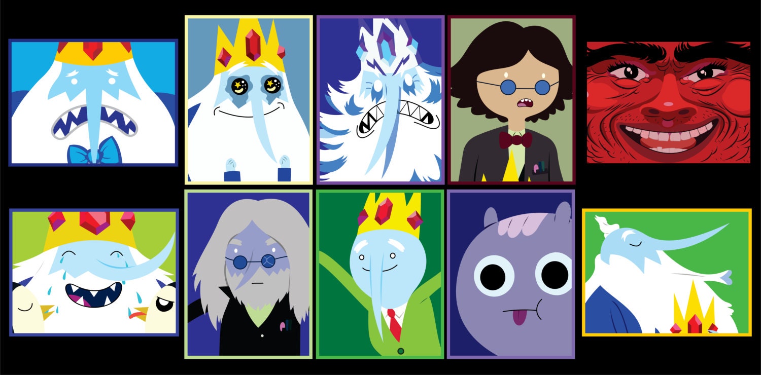 Adventure Time - The Ice King sticker 10pk