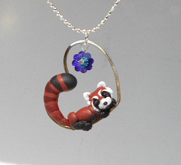 fanART- "Red Pandas hang around" -unique, gift for her, cool gift for teenager, easter gift, mothers day gift