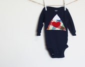 Mountain Onesie, Mountain Love Onesie, Colorado Love Onesie, Ready to SHIP, Size 3 Months Onesie