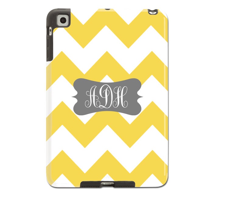 Sunny Chevron Personalized Geometric Case - iPads 2/3/4, Kindle Fire, ipad mini