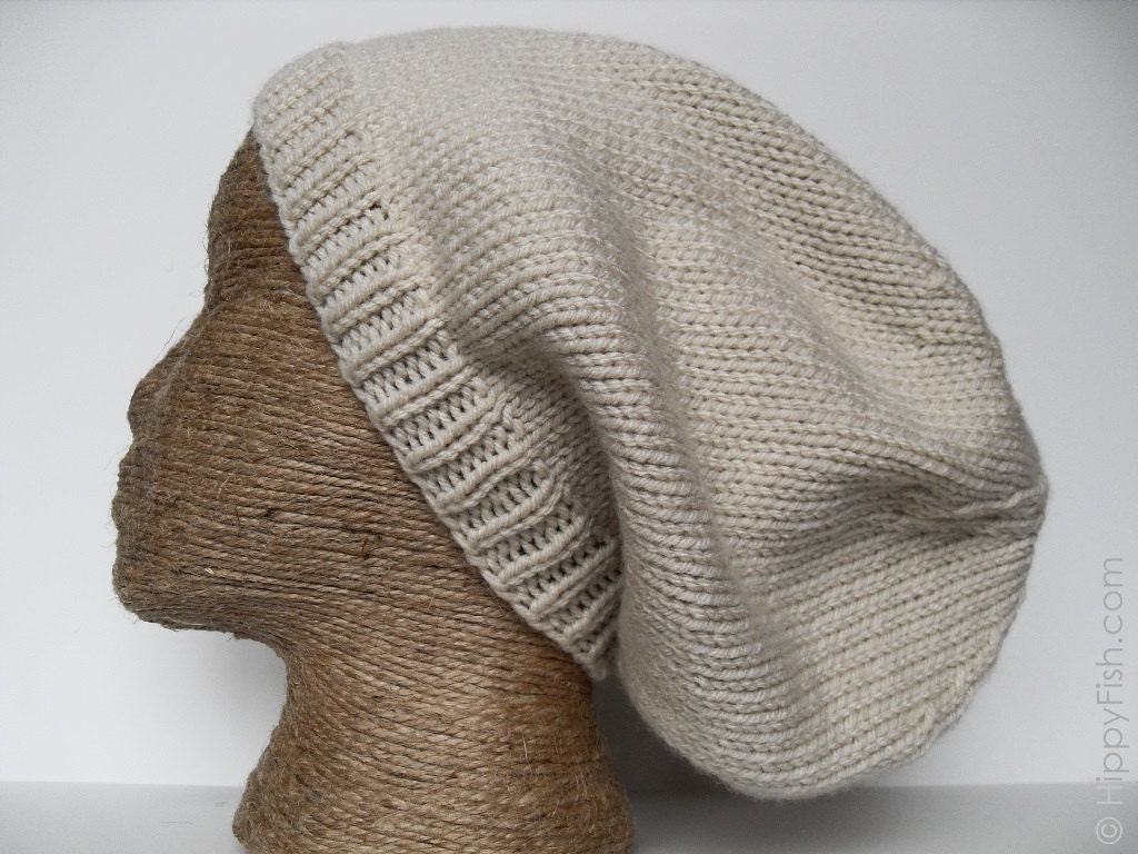 Dread Hat - Acrylic Classic - You Choose - Beanie Slouchy - Made to Order - Dreadlock Tam - Knit Vegan