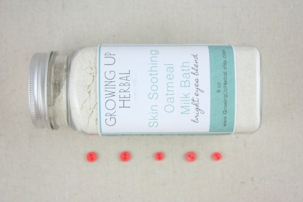 Oatmeal Bath for Baby - Nourishing - Soothing - Bath Soak with Milk -  8 oz.