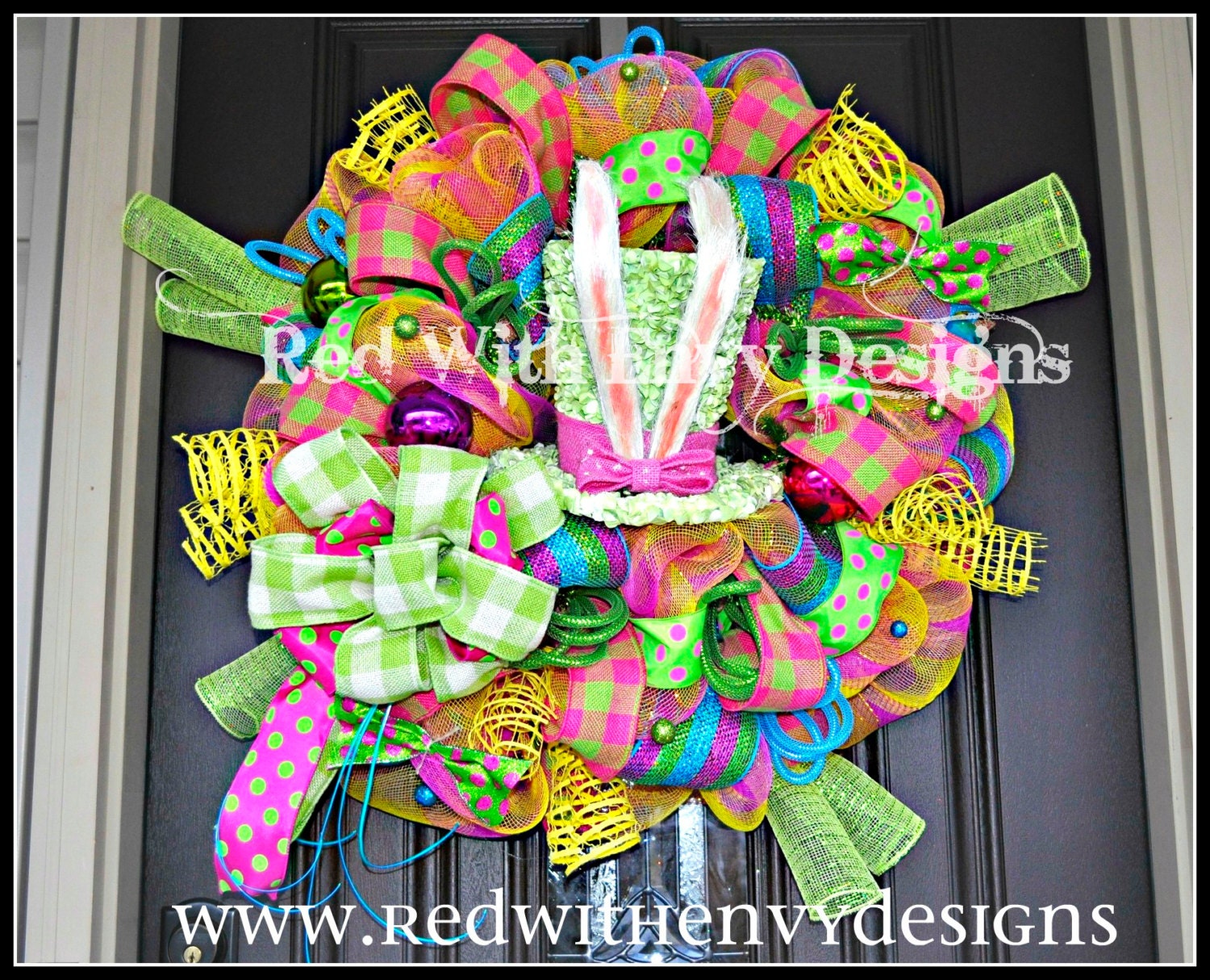 Easter Wreath, Spring Wreath, Easter, Spring, Spiral Wreath, RAZ, RAZ WREATH