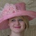 Pink Kentucky Derby Hat, Kentucky Oaks Hat, Church Hat