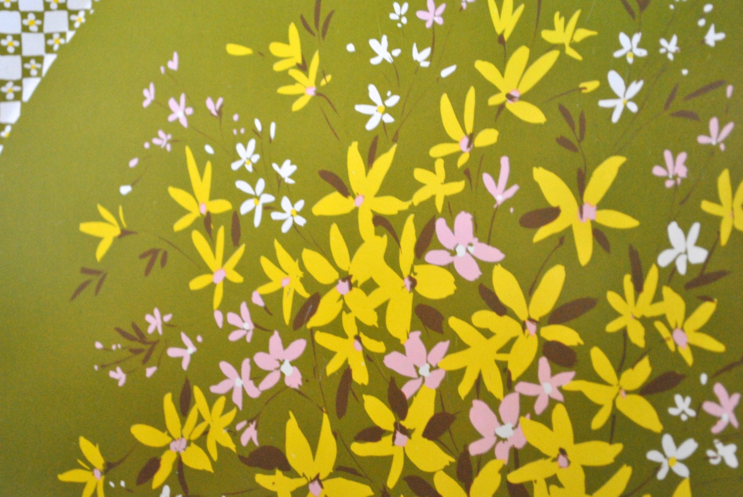 Vintage Serving Tray - Spring Summer Florals
