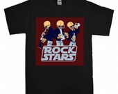 Star Wars Cantina Band Rock Stars  Men's Black T Shirt Sizes S, M, L, XL, 2XL & 3XL