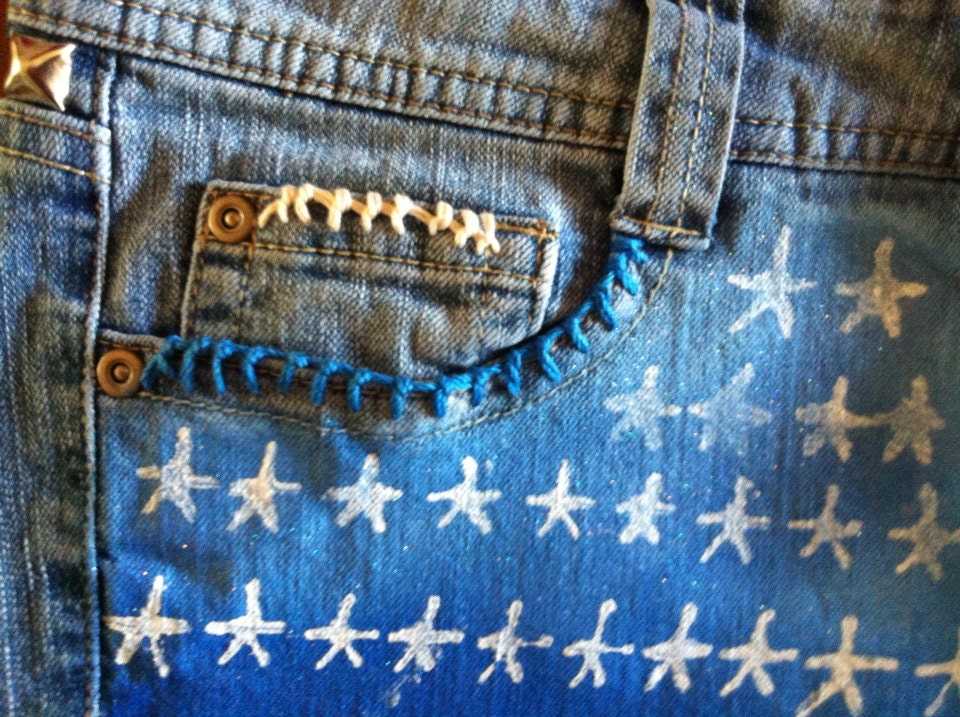 American flag shorts