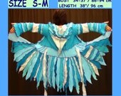 elf coat, eLF sWEATER, dress, faux fur, women hoodie, costium, sweater, patchwork , Recycled dress, jacket, one of a kind