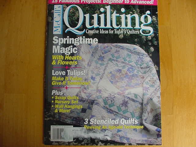 Vintage McCalls Quilting Magazine, April/May 1994, Quilt, Back Issue
