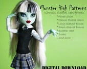 Easy Monster High custom School Uniform Pattern
