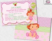 Baby Shower Strawberry Shortcake Invitations Il_170x135