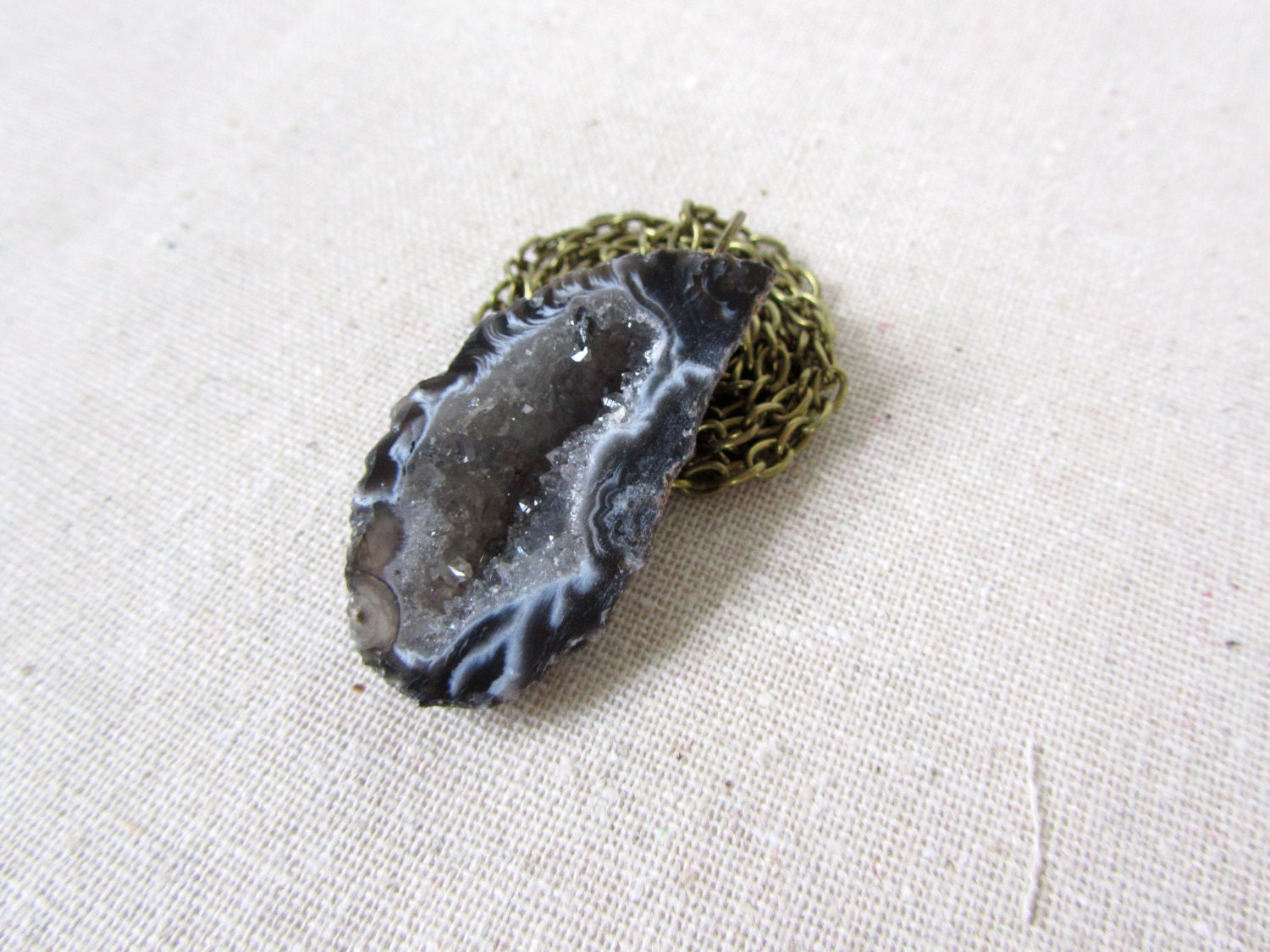 Geode Necklace, Druzy, Agate, Polished, Pick Your Favorite