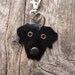 Keychain ID Key Chain Tag Labrador Retriever Lab Dog Breed Dog Pet Lover Copper Aluminum Custom Rivets Stamped