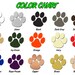 Keychain ID Key Chain Tag Golden Retriever Breed Dog Pet Lover Brass Custom Rivets Stamped