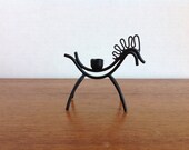 Vintage Horse Candle Holder by Gunnar Ander for Ystad Metall