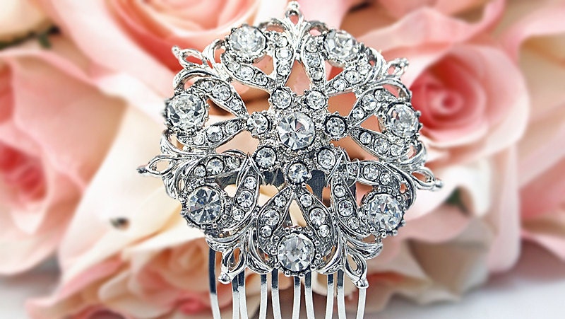 Bridal Hair Comb Rhinestone Hair Comb Wedding Comb Il_170x135