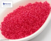 Czech Seed Beads size 11/0 (20g) French Rose Pink Lined Preciosa Rocailles NR 117