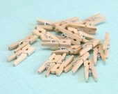 Mini Wooden Pegs